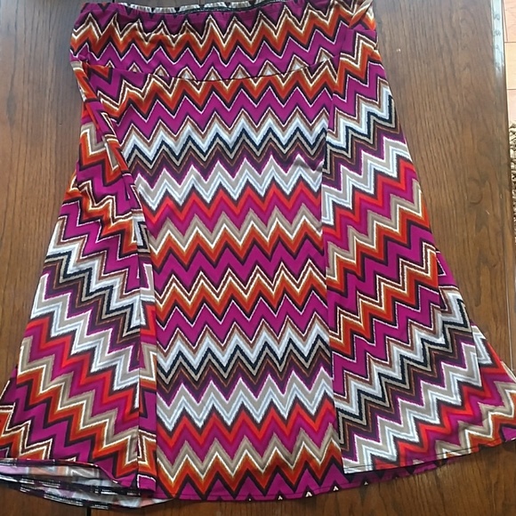 Fun Skirt XL East 5th Pink & Orange